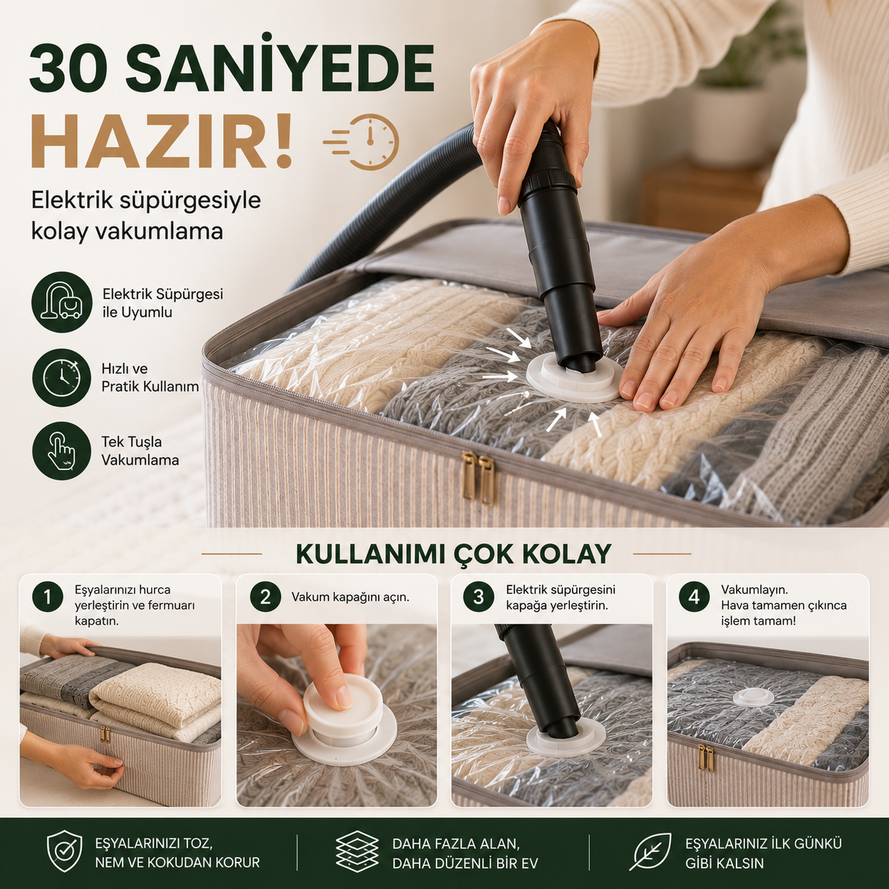 Ferahome Vakumlu Hurç 65 x 45 x 22
